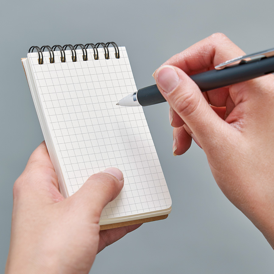 【短納期】リサイクルA7リングメモ　ナチュラル