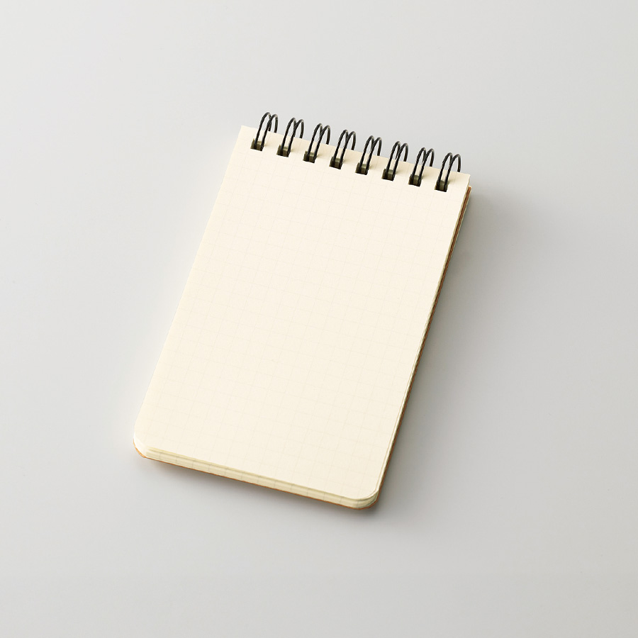 【短納期】リサイクルA7リングメモ　ナチュラル