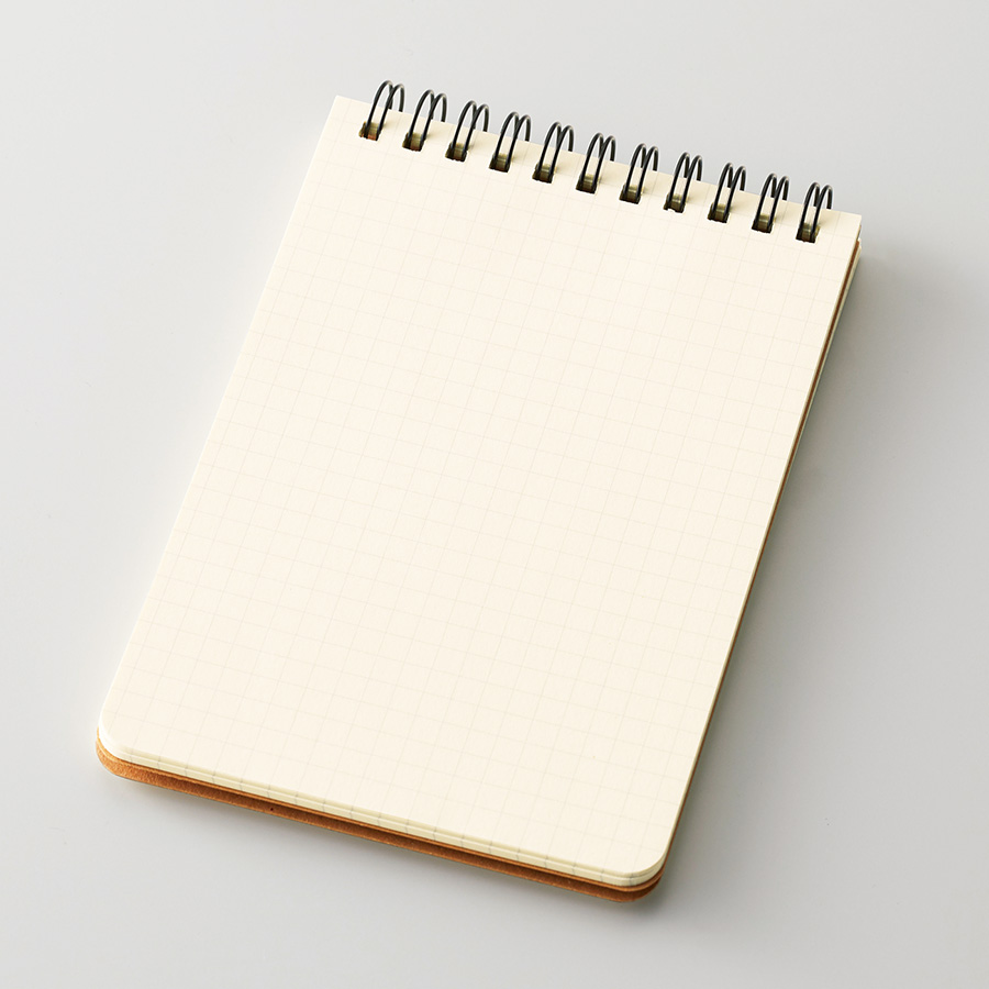 【短納期】リサイクルA6リングメモ　ナチュラル